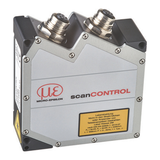 MICRO-EPSILON scanCONTROL 25 Series Assembly Instructions Manual