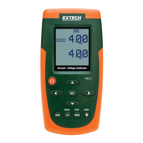 Extech Instruments PRC15 User Manual