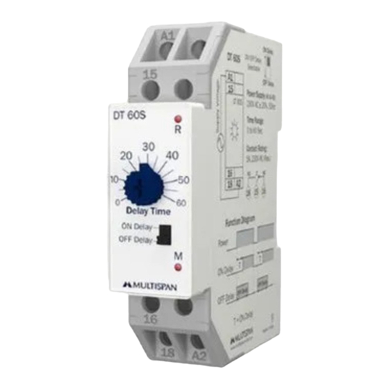 MULTISPAN DT 10S Manual