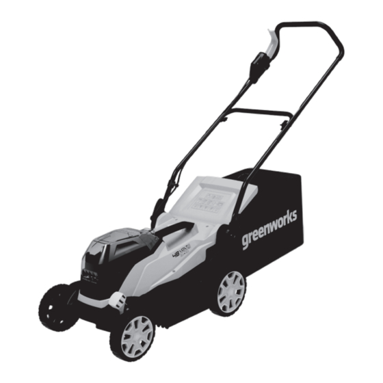 GreenWorks G24X2LM36 Operator's Manual