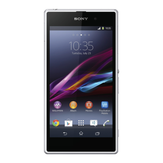 Sony Xperia C6903 Manuals