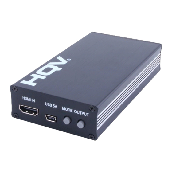 Cypress CHQV-2H Operation Manual