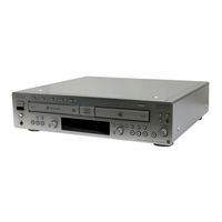 Sony RCD-W2000ES - Cd/cdr Recorder Sevice Manual