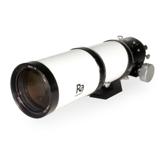 Levenhuk Ra R80 ED Triplet OTA User Manual