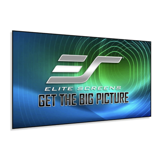 Elite Screens aeonclr series User Manual