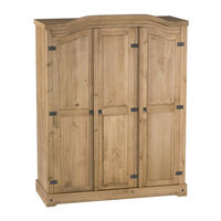 Birlea CORONA 3 DOOR WARDROBE Assembly Instructions Manual