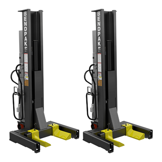BendPak PCL-18B Installation And Operation Manual