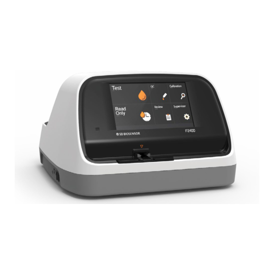 SD Biosensor STANDARD F2400 User Manual