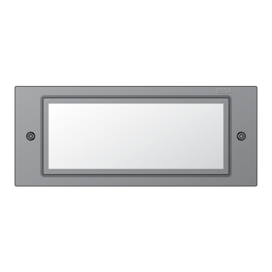 BEGA 33 109 Instructions For Use
