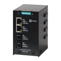 Siemens RUGGEDCOM RMC40 Installation Manual