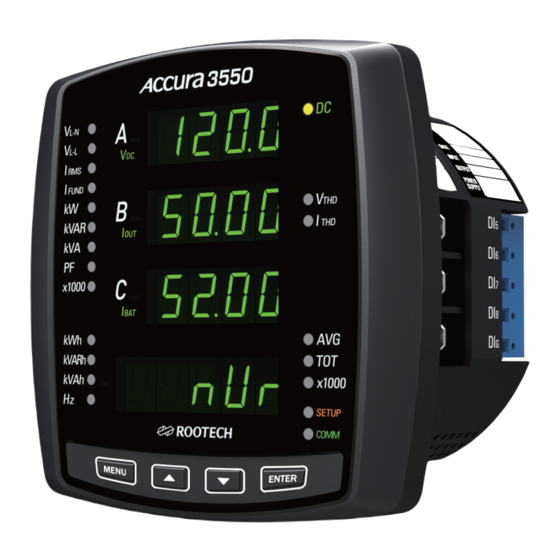 ROOTECH Accura 3550 Quick Setup Manual