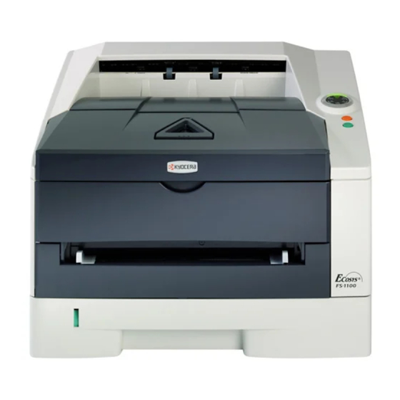 Kyocera FS-1100 Service Manual
