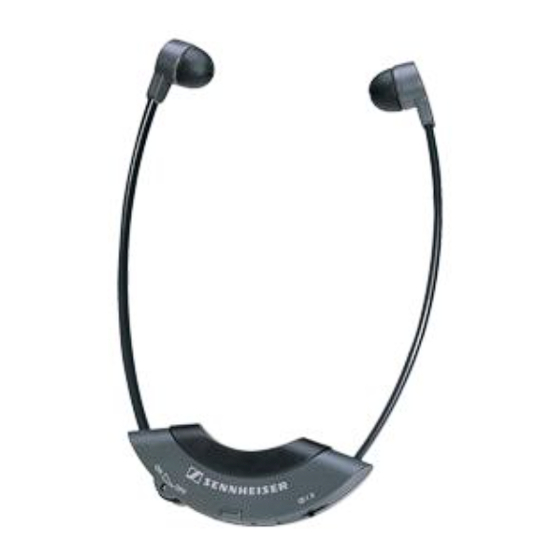 Sennheiser HDI 302 Instructions For Use Manual