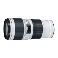 Canon IMAGE STABILIZER EF70-200MM F/4L IS USM User Manual