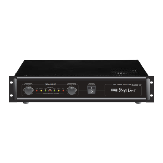 IMG STAGE LINE STA-302 Instruction Manual