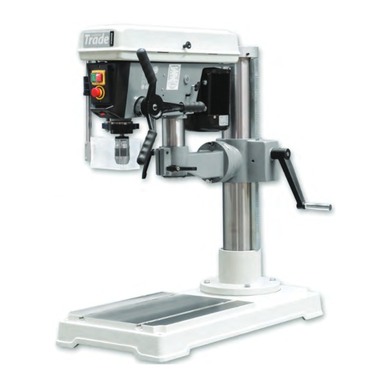 Axminster Trade AT800RD Quick Start Manual