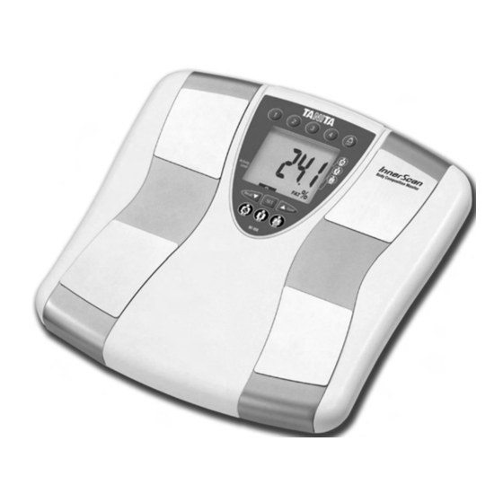 Tanita InnerScan BC-550 User Manual