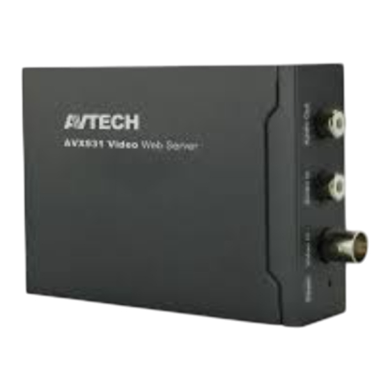 Avtech AVX931 Installation Manual