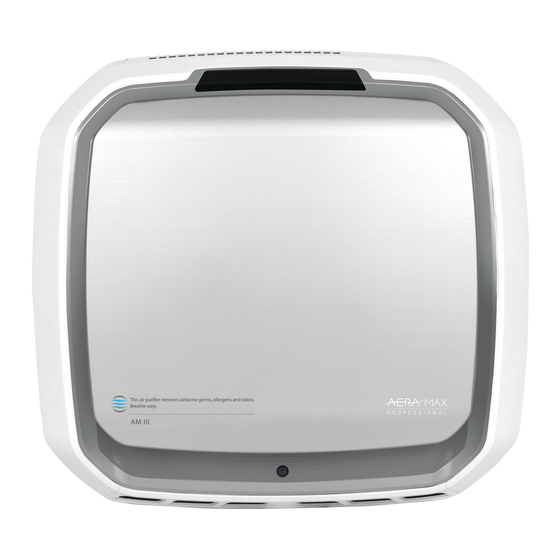 AeraMax Professional AM III Quick Start Manual