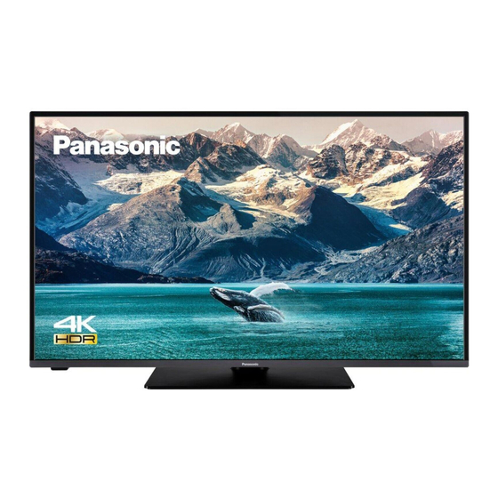 Panasonic TX-50JX600B Operating Instructions Manual