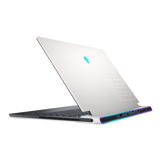 Alienware x15 R2 Setup And Specifications