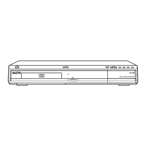 Sanyo DVR-500 Manuals