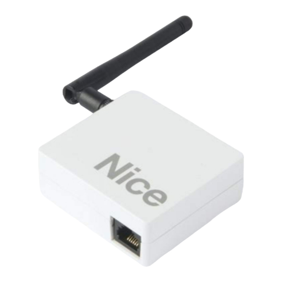 Nice IT4WIFI Instructions And Warnings For Installation And Use