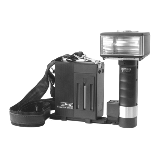 User Manuals: Metz Mecablitz 60 CT-1 Camera Flash Kit