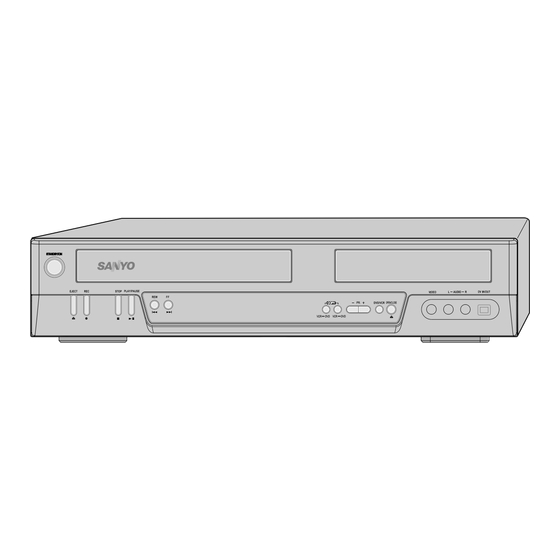 Sanyo HVR-DX625H Instruction Manual