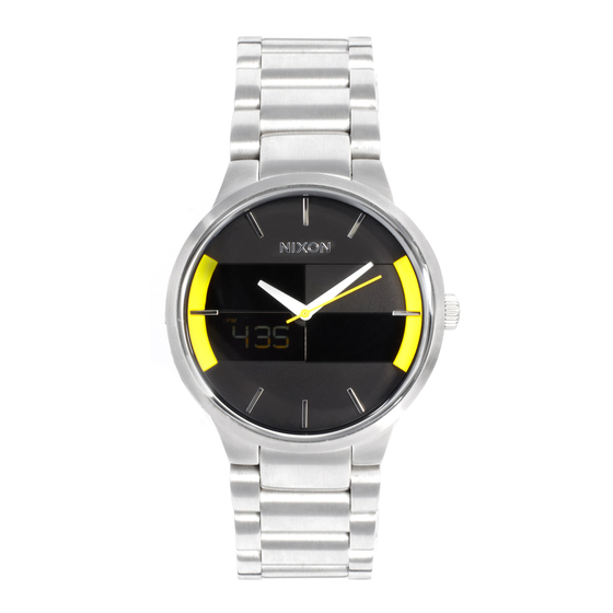 NIXON Spencer Operation Manual