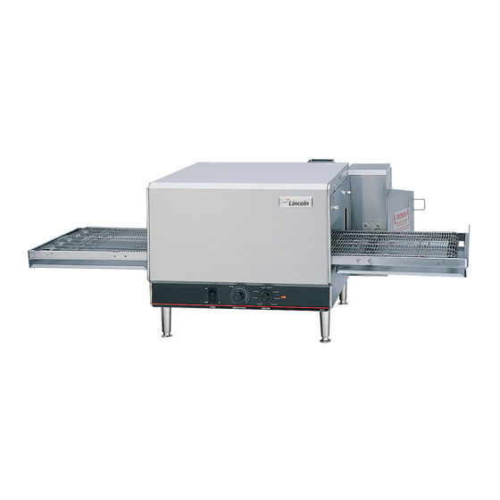 Lincoln CTI 1300  Single Belt Conveyorized Electric Oven 1301 Specification Sheet
