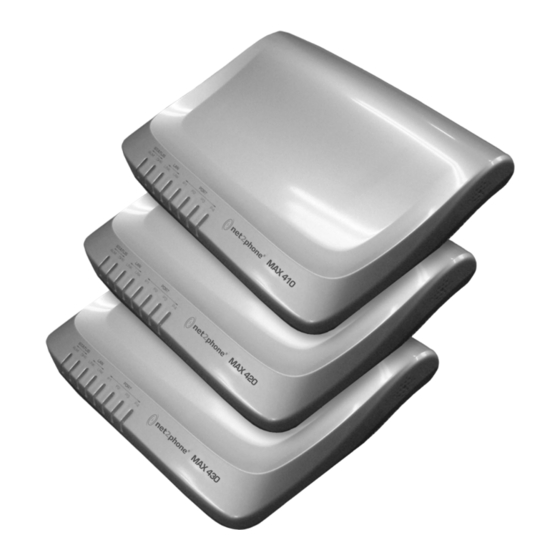 Net2Phone Max 410 User Manual