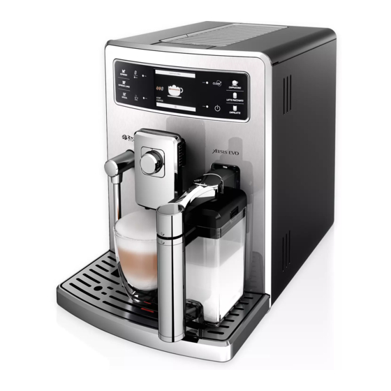 Saeco Xelsis Evo HD8953 Instructions Manual