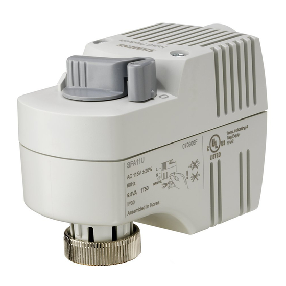 Siemens 599 Series Installation Instructions