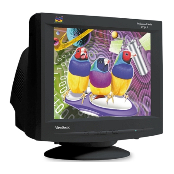 ViewSonic P75F+ Specifications