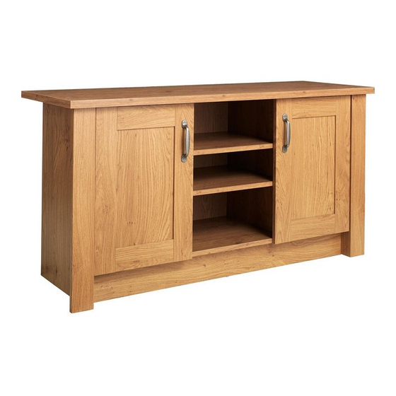 Argos Home Ohio TV Unit 309/6561 Assembly Instructions Manual