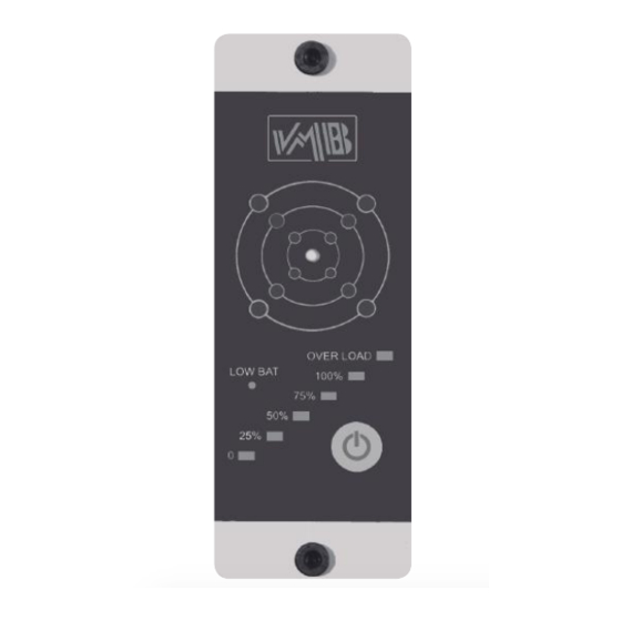 VMB SMART TOWERLIFT Operating Instructions & User Manual