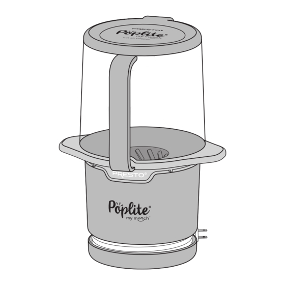 PRESTO POPLITE MY MUNCH 04811 INSTRUCTIONS Pdf Download ManualsLib