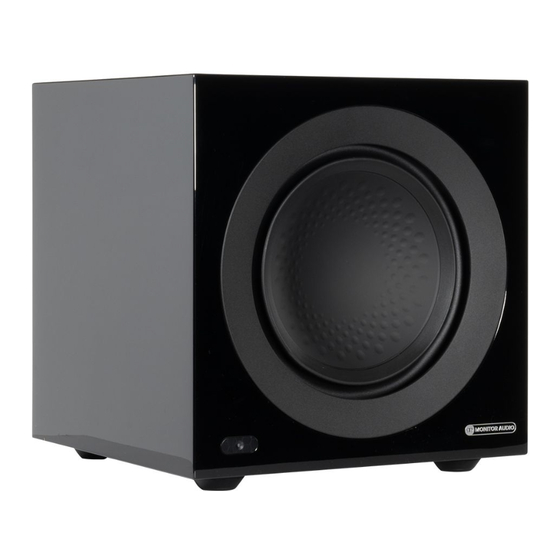 Monitor Audio Anthra Series Product Manual