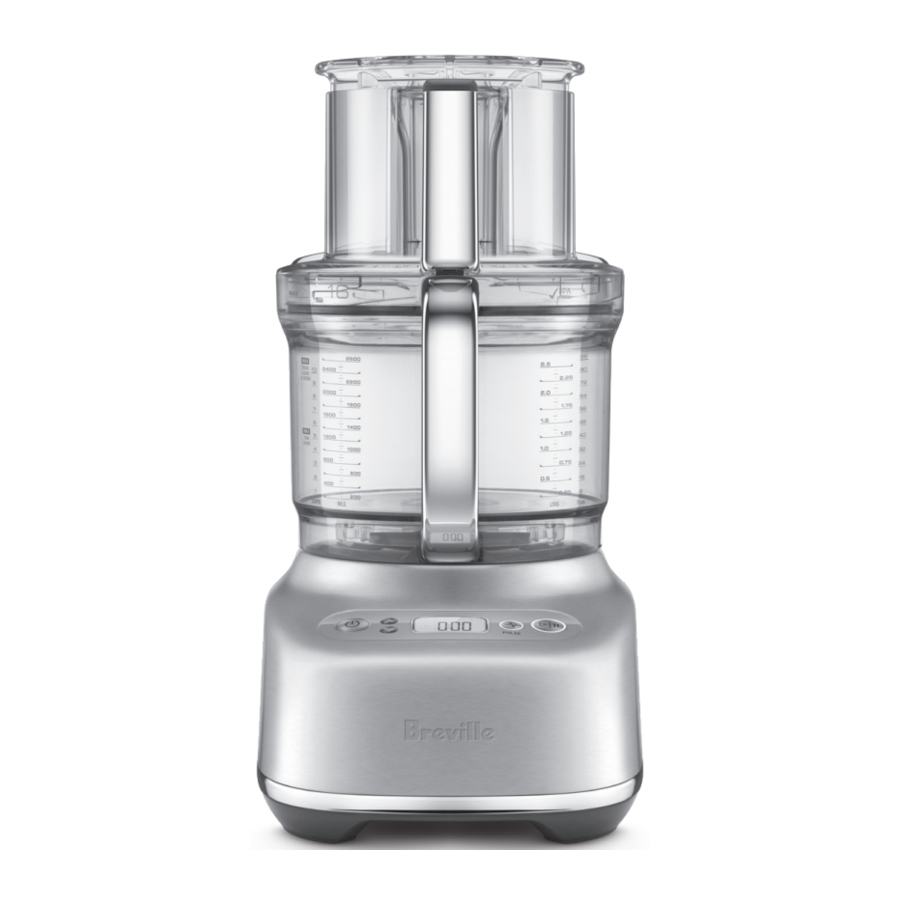 Breville Sous Chef 16 (BFP810) - Stand Blender Manual