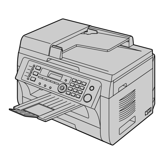 Panasonic KX-MB2025HK Operating Instructions Manual