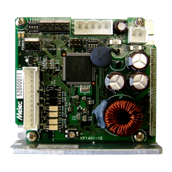 Melec GDB-5F40 Stepping Motor Driver Manuals