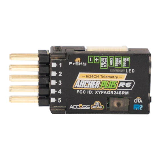 FrSky ARCHER PLUS Series Instruction Manual
