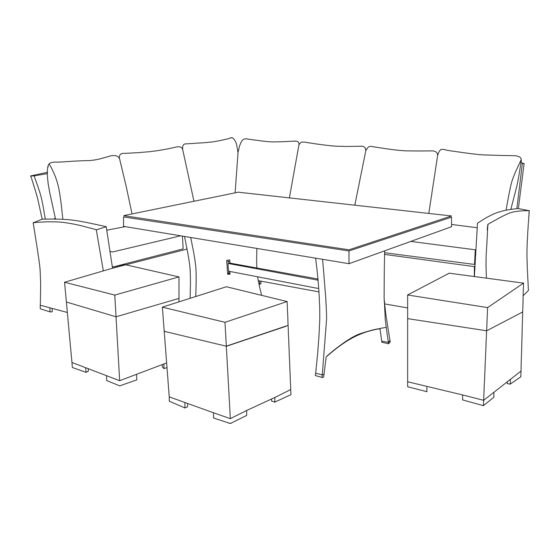 Next RAT DINING / LIVING SET GRY 955343 Assembly Instructions Manual
