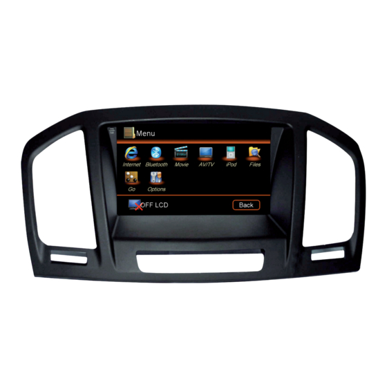 ESX VN709 OP-INSIGNIA Car Sat Nav Manuals