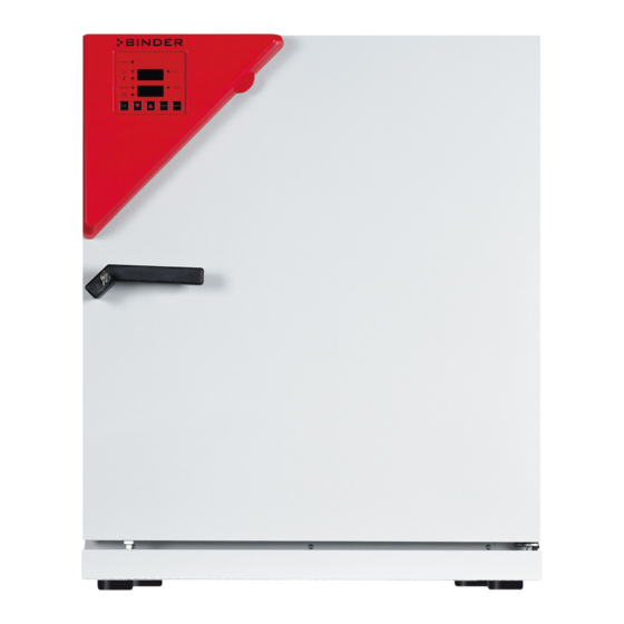 Binder C 170 Operating Manual