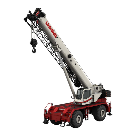 Link-Belt RTC-8090 II Operator's Manual