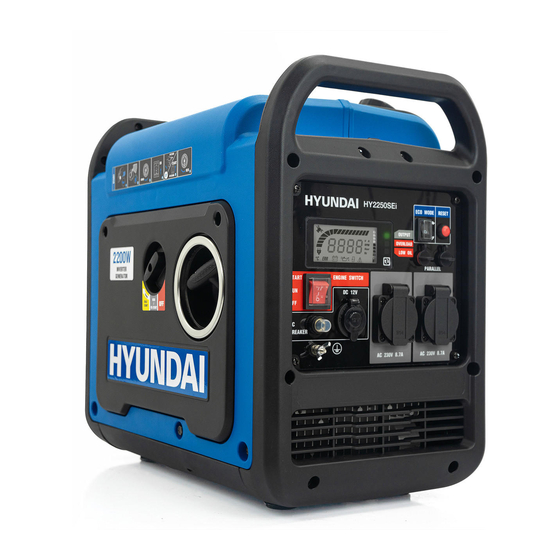 Hyundai power products HY2250SEi Instruction Manual