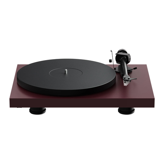 Pro-Ject Audio Systems DEBUT EVO 2 Manual