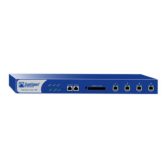 Juniper NetScreen-50 User Manual